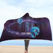Load image into Gallery viewer, Skull Blanket - Skull Storm Hooded Blanket