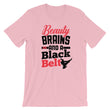 Load image into Gallery viewer, Karate TShirt - Beauty Brains And A Black Belt