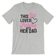 Load image into Gallery viewer, Women's Fishing TShirt - This Girl Loves Fishing With Her Dad