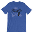 Load image into Gallery viewer, Funny Girl Saying TShirt- I'm A Simple Girl
