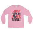 Load image into Gallery viewer, Sea Turtle Beach for Women Freaking Love Turtles Long Sleeve T-Shirt