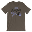 Load image into Gallery viewer, Funny Girl Saying TShirt- I'm A Simple Girl