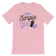 Load image into Gallery viewer, Funny Girl Saying TShirt- I'm A Simple Girl