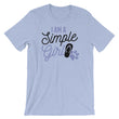 Load image into Gallery viewer, Funny Girl Saying TShirt- I'm A Simple Girl