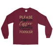 Load image into Gallery viewer, Funny Coffee Shirt for Women Coffee Stronger Than Toddler Long Sleeve Tee