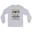 Load image into Gallery viewer, Funny Coffee Shirt for Women Coffee Stronger Than Toddler Long Sleeve Tee
