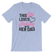 Load image into Gallery viewer, Women's Fishing TShirt - This Girl Loves Fishing With Her Dad