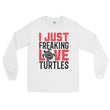 Load image into Gallery viewer, Sea Turtle Beach for Women Freaking Love Turtles Long Sleeve T-Shirt