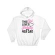 Load image into Gallery viewer, Fishing Hooded Sweatshirt for Girls This Girl Loves Fishing with Her Dad Hoodie