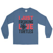 Load image into Gallery viewer, Sea Turtle Beach for Women Freaking Love Turtles Long Sleeve T-Shirt