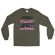 Load image into Gallery viewer, Space for Girls Forget Princess Want to Be Astronaut Long Sleeve Shirt