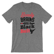 Load image into Gallery viewer, Karate TShirt - Beauty Brains And A Black Belt