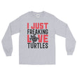 Load image into Gallery viewer, Sea Turtle Beach for Women Freaking Love Turtles Long Sleeve T-Shirt