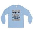 Load image into Gallery viewer, Funny Coffee Shirt for Women Coffee Stronger Than Toddler Long Sleeve Tee