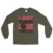 Load image into Gallery viewer, Sea Turtle Beach for Women Freaking Love Turtles Long Sleeve T-Shirt