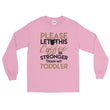 Load image into Gallery viewer, Funny Coffee Shirt for Women Coffee Stronger Than Toddler Long Sleeve Tee