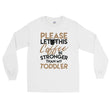 Load image into Gallery viewer, Funny Coffee Shirt for Women Coffee Stronger Than Toddler Long Sleeve Tee
