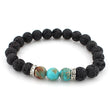 Load image into Gallery viewer, Vibrant Lava Stone Beads Bracelet