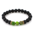 Load image into Gallery viewer, Vibrant Lava Stone Beads Bracelet