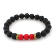 Load image into Gallery viewer, Vibrant Lava Stone Beads Bracelet