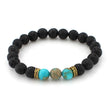 Load image into Gallery viewer, Vibrant Lava Stone Beads Bracelet