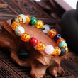 Load image into Gallery viewer, Natural Stone Love Charm Bead Bracelet