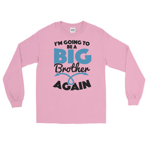 New Big Brother Pregnancy Announcement Shirt for Son Long Sleeve Tee