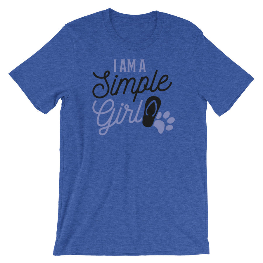 Funny Girl Saying TShirt- I'm A Simple Girl