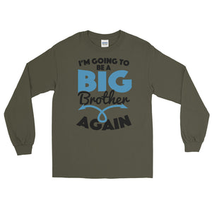 New Big Brother Pregnancy Announcement Shirt for Son Long Sleeve Tee