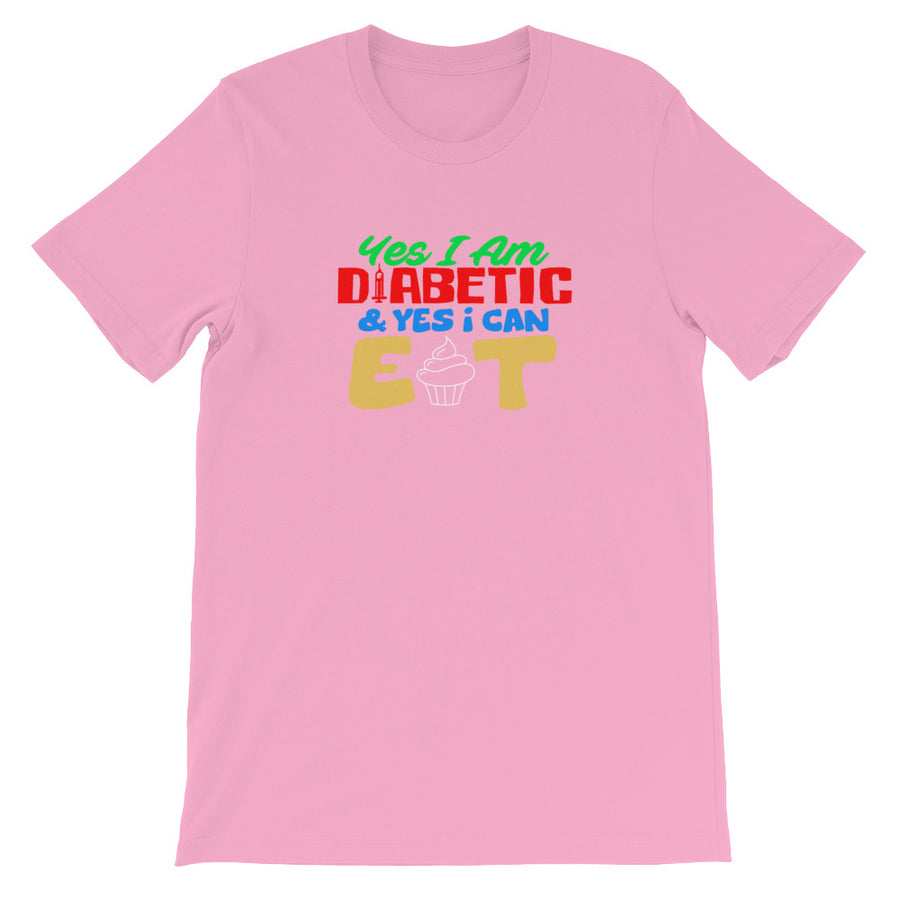 Cupcake TShirt - Yes I Am Diabetic & Yes I Can Eat