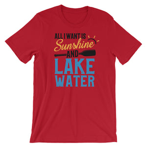 Sunshine TShirt - Sunshine And Lake Water