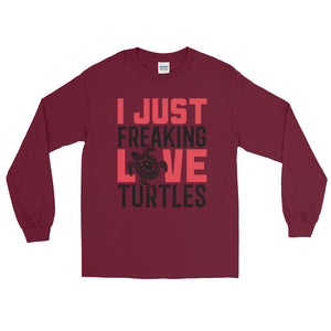 Sea Turtle Beach for Women Freaking Love Turtles Long Sleeve T-Shirt