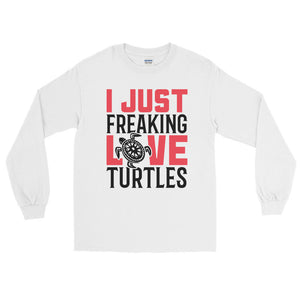 Sea Turtle Beach for Women Freaking Love Turtles Long Sleeve T-Shirt