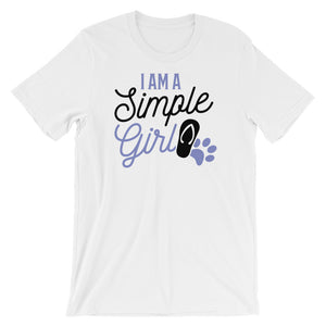 Funny Girl Saying TShirt- I'm A Simple Girl