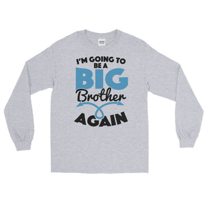 New Big Brother Pregnancy Announcement Shirt for Son Long Sleeve Tee