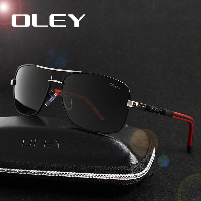 OLEY Brand Polarized Sunglasses Men New Fashion Eyes Protect Sun