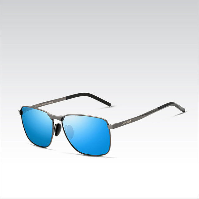VEITHDIA Brand Men's Vintage Square Sunglasses Polarized UV400 Lens Eyewear Accessories Male Sun Glasses For Men/Women V2462